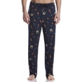 thumbnail image 3 of Ben Hogan Men's and Big Men's Set of Short Sleeve Solid Crew Shirt with Cold Drinks Conversational Deluxe Touch Sleep Lounge Pant, Size S-2XL, 3 of 7