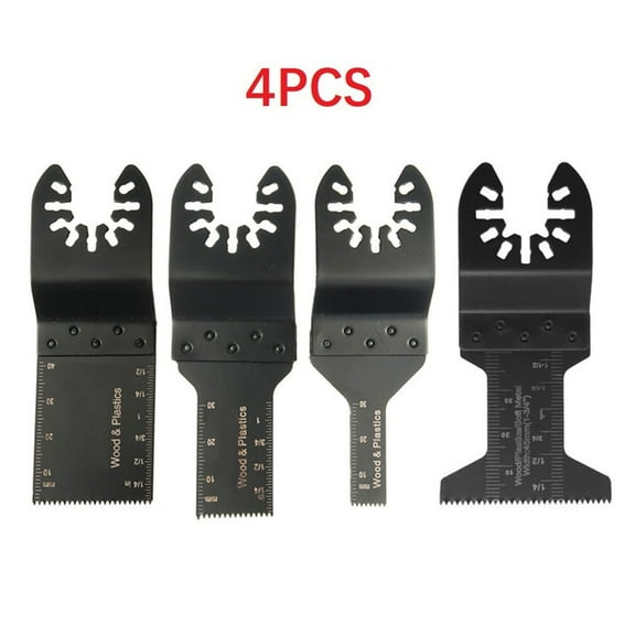 4pcs Oscillating Saw Blade Set for Power Tools Cutting Wood Metal Plastic