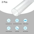 thumbnail image 3 of Acrylic Pipe Clear Rigid Round Tube 66mm ID 70mm OD 10" for Lamps and Lanterns, Water Cooling System 2pcs, 3 of 6