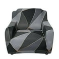 thumbnail image 5 of Topchances Printing Stretch Sofa Slipcover, Elastic Non Slip Couch Cover For 1 2 3 4 Seater Sofas, Moving Living Room Furniture Protector (Loveseat Cover, Dark Gray), 5 of 11