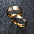 thumbnail image 2 of Couple Ring Fingers Pendent Fashion Jewelry Rustproof Exquisite Rustproof Lightweight Compact No Burrs Smooth Engagement Sweet Gift Type 4 6MM, 2 of 9