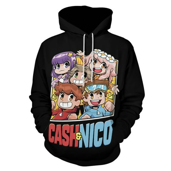 Cash And Nico Casual Hoodie Jacket Hooded Long Sleeves Sweatshirt Pullover Sweaters Women Men