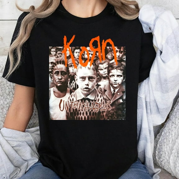 Unisex KORN Rock Band 1993 Graphic T-Shirt, Sizes S-5XL, Tbun Men's And Women's Graphic Tee 100% Cotton by TBun, Full Sizes S-5XL