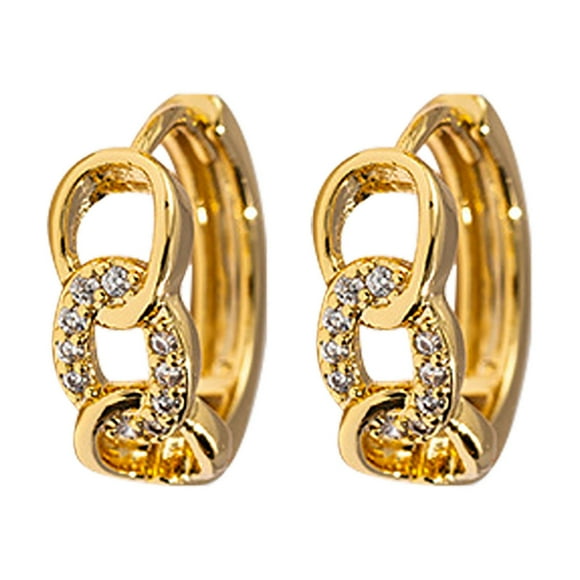 Hypoallergenic Surgical Steel Earrings for Sensitive Ears Women's Hollow Ring Buckle Design Earrings for Women Wedding Gifts for Birthday Anniversary for Her Clearance Sale