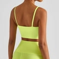 thumbnail image 2 of DHFJKG Camisole Tops For Women Slim Fit Padded Yoga Crop Top Thin Straps Sports Bra For Running Gym Workout Comfortable Cami Shirt, 2 of 4