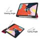 thumbnail image 5 of Funda de piel sintética con tapa horizontal para iPad Air 2022/2020 de 10,9 pulgadas, textura Custer, con función de suspensión/activación, soporte triple plegable y ranura para bolígrafo (roja), 5 of 5