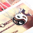 thumbnail image 2 of collar ying yang,ZoneYan Jewelry Puzzle colgante con diseño yin-yang para niños, niñas, mejores amigos, amantes y parejas, 2 collares de aleación, regalos para parejas, 2 of 8