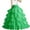 Green, variant on KHONTS Women's Crinoline 5 Ruffles Layers Petticoat Half Underskirt for Wedding Dress Ball Gown Yellow One Size