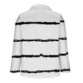 thumbnail image 4 of WXLWZYWL Winter Coats for Women Plus Size Women'S Casual Blazer Open Front Lapel Long Sleeve Stripe Print Suit Work Office Jackets Blazer, 4 of 5