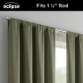 thumbnail image 5 of Eclipse Kendall Modern Blackout Curtains, 54 In Long x 42 In Wide, Artichoke, Sold as a Single Curtain Panel, 5 of 7