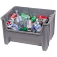 thumbnail image 6 of Akro-Mils 13017 Stak-N-Store Heavy Duty Stackable Open Front Plastic Storage Container Bin, (15-Inch x 20-Inch x 12-1/2-Inch), Gray, (3-Pack), 6 of 8