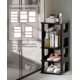 thumbnail image 5 of Estantes para zapatos, almacenamiento apilable, muebles de plástico, estantes de 5 niveles, caja ahorradora de espacio, puerta, 5 of 5