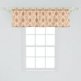 thumbnail image 2 of Ambesonne Antique Window Valance, Byzantine Retro Floral, 54" X 18", Cream and Burnt Orange, 2 of 3