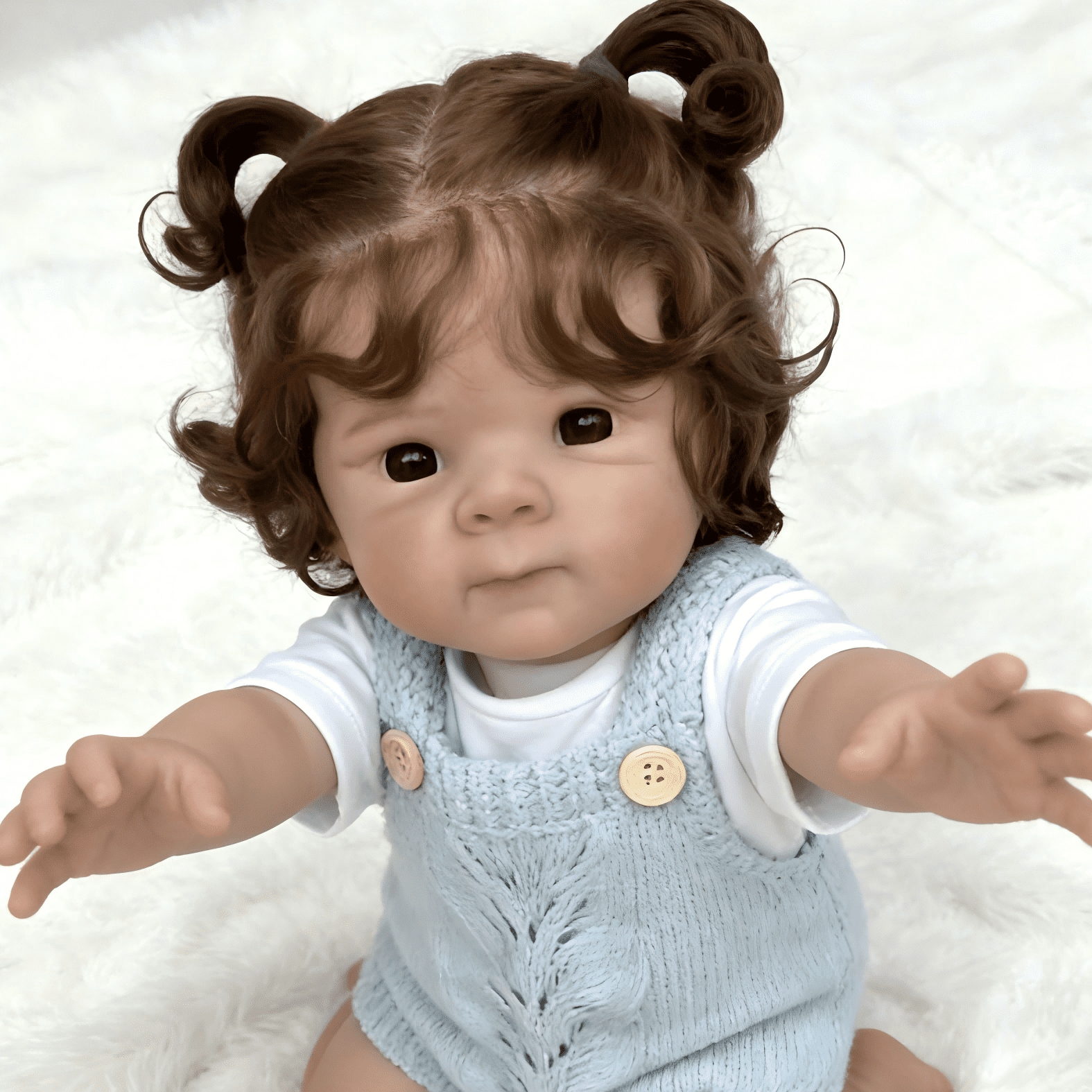 Dayoff Kids Lifelike Reborn Baby Dolls - 18 Inch Realistic Baby Doll (No Accessories) For Kids Age 3+