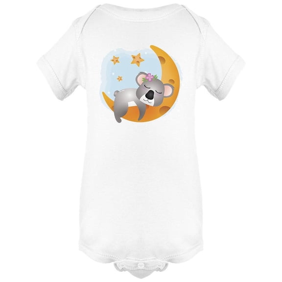 Cute Koala Sleeping In The Sky Bodysuit Infant -Image by Shutterstock,  24 Months
