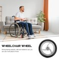 thumbnail image 3 of Raindrops 2 Pcs Roues avant de Fauteuil Roulant en Alliage d'Aluminium Usage Quotidien Roues Pivotantes de Remplacement, 3 of 5