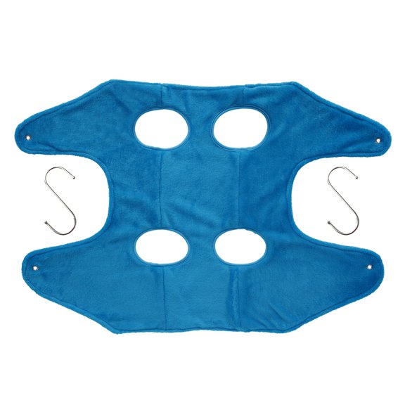 Pet Cats Nail Clipping Cleaning Grooming Bag With 2 S-shaped Hooks No Scratching Biting Restraint for Nail Trimming Injecting Examining