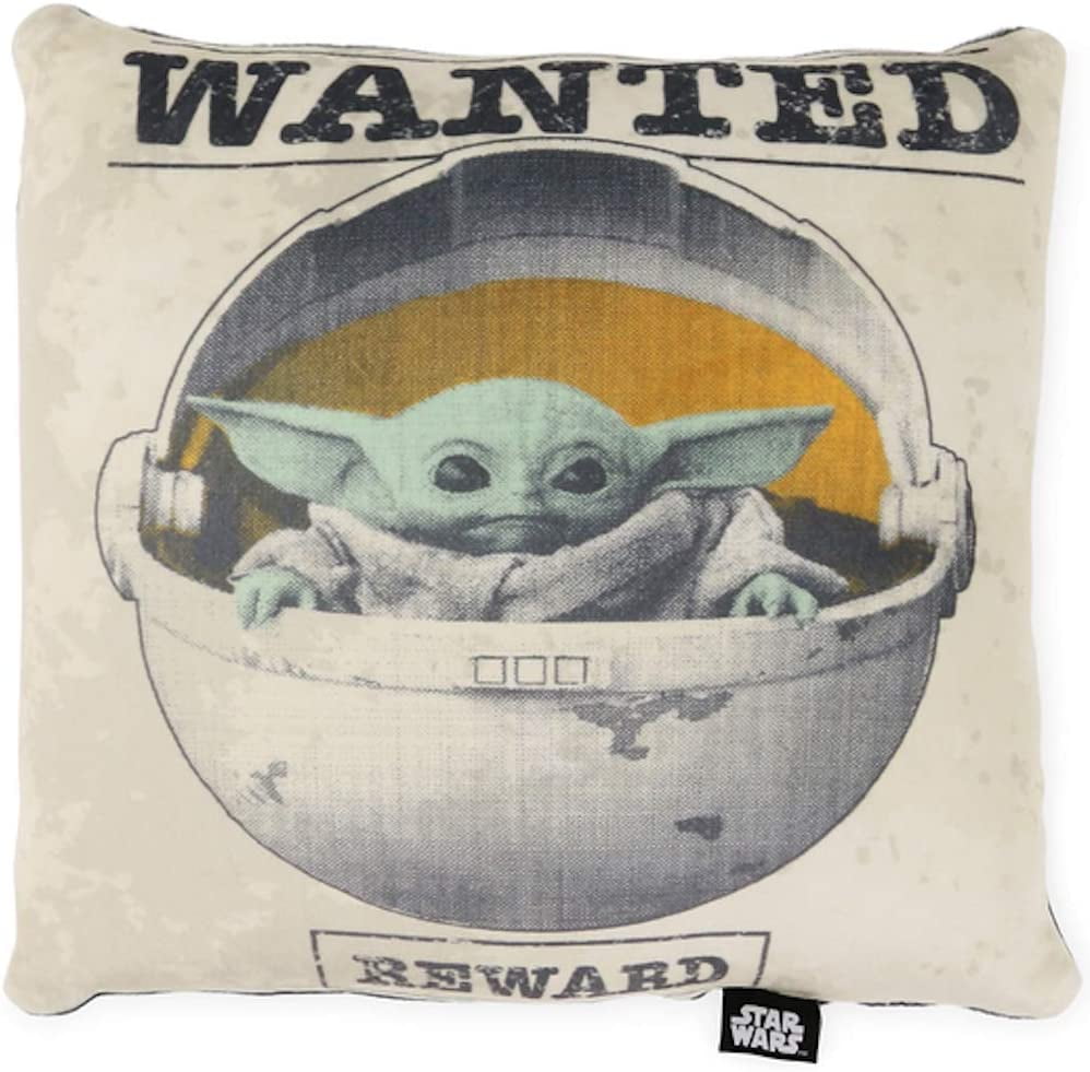 Disney Star Wars The Mandalorian Baby Yoda 3D Cushion Yoda Shaped Pillow Primark 
