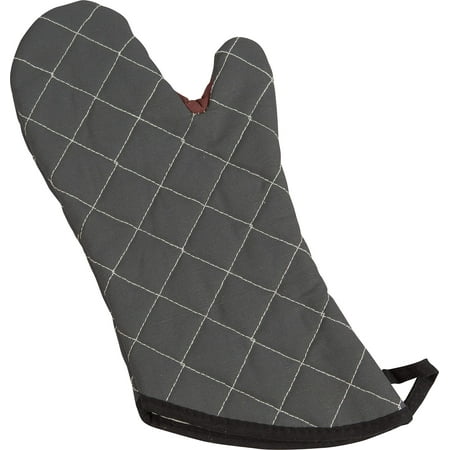 

San Jamar Bestguard Oven Mitt with Reinforced Webguard Plus Cotton 15 Inches Black C48