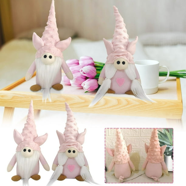 Decoraciones para el día de San Valentín, adornos para el día de San Valentín, regalos para el día de San Valentín, muñeco de cerdo para el día de San Valentín, enano anciano sin rostro, lindo muñeco