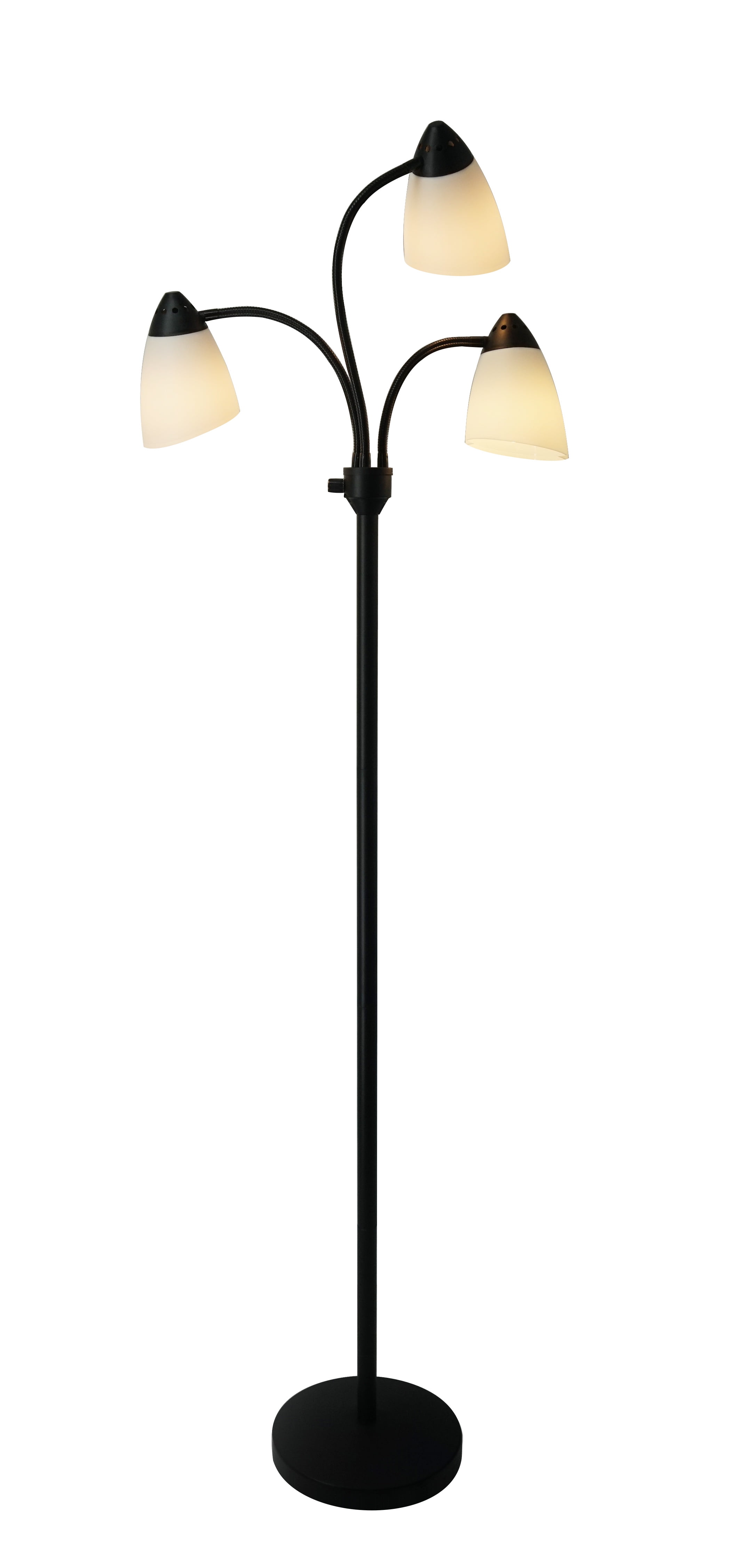 Mainstays 3 Head Floor Lamp With Led Bulbs Included