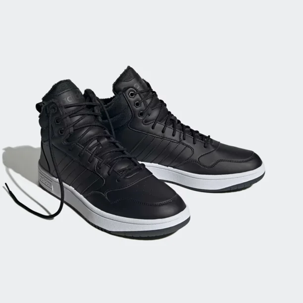 Ad-id-as Hoops 3.0 WTR Leather Lace-Up Basketball Shoes Black GZ6679 Men's Size 13