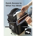 thumbnail image 4 of Mochila HOTOR Travel Bag 15.6, impermeable, para portátil, color negro, 4 of 8