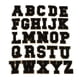 thumbnail image 2 of Parche de letras del alfabeto de la A a la Z, 26 piezas, apliques para tela, manualidades, jeans, camisas Negro, 2 of 9