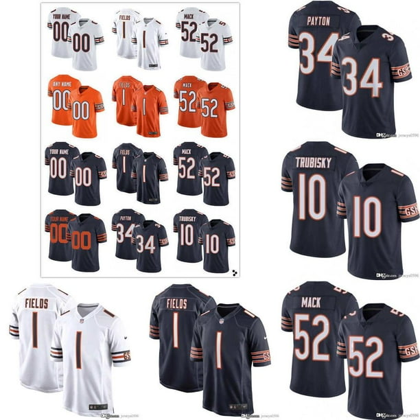 NFL_ Football Jerseys custom chicago''Bears''youth 58 Roquan Smith