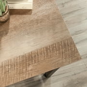 Sauder Cottage Road Engineered Wood L-Shape Desk in Raven Oak