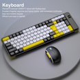 Wireless Keyboard And Mouse Combo, 2.4Ghz Bluetooth Dual Mode Colorful
