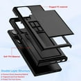 thumbnail image 3 of Compatible with Galaxy S23 Ultra Case Wallet with Credit Card Holder ID Card Slot Shockproof Hard PC TPU Phone Case Slide Flip Protective Cover for Samsung Galaxy S23 Ultra 2023 (Black), 3 of 13