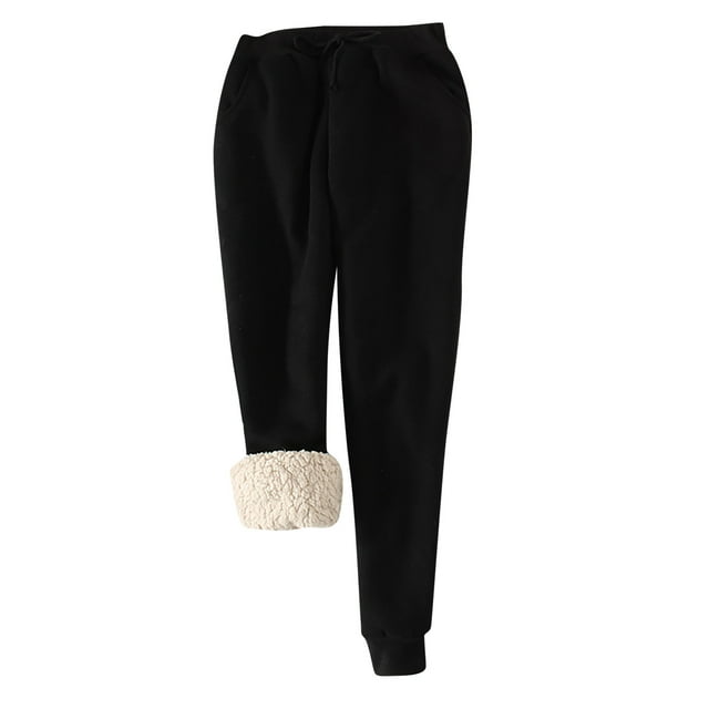 Mujeres Warm Fitness Cordero Cachemira Leggings Winter Fleece Legging Pantalones Fridja hfkajh99684