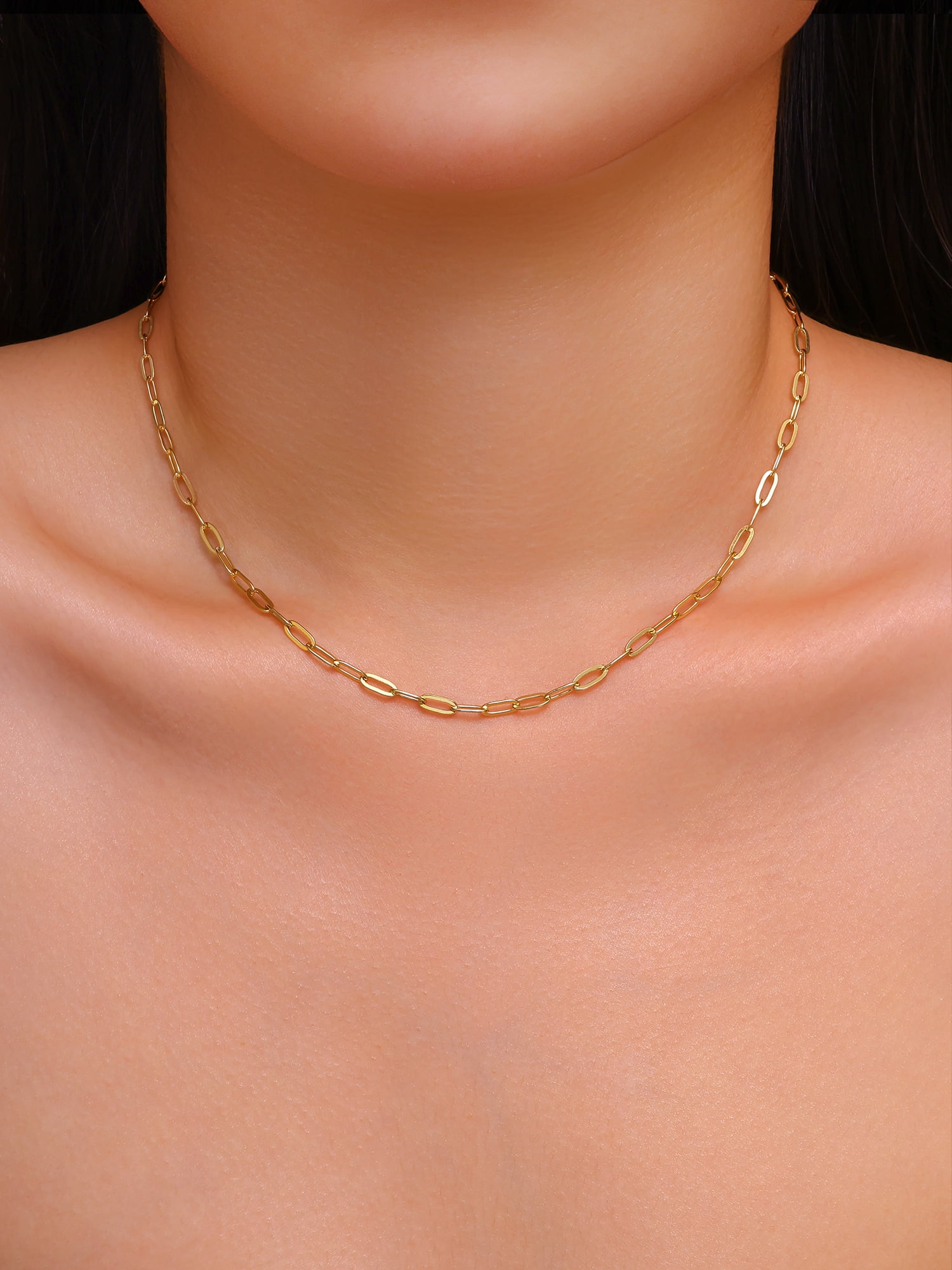 Brilliance Fine Jewelry Paperclip Chain for Charms in Sterling Silver