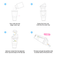 thumbnail image 4 of CrunchCup XL Yellow: Portable Plastic Cereal Cup for Breakfast on the Go, BPA-Free & Dishwasher-Safe, 4 of 8