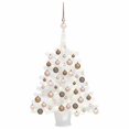 thumbnail image 1 of Árbol de Navidad VidaXL preiluminado con bolas brillantes, mate y con purpurina de 65 cm, 1 of 8