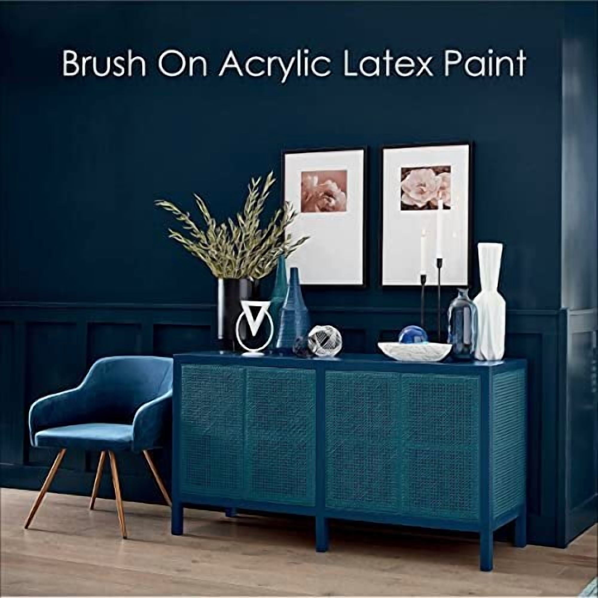 Krylon COLORmaxx Brush On, Gloss, White, 1 Quart