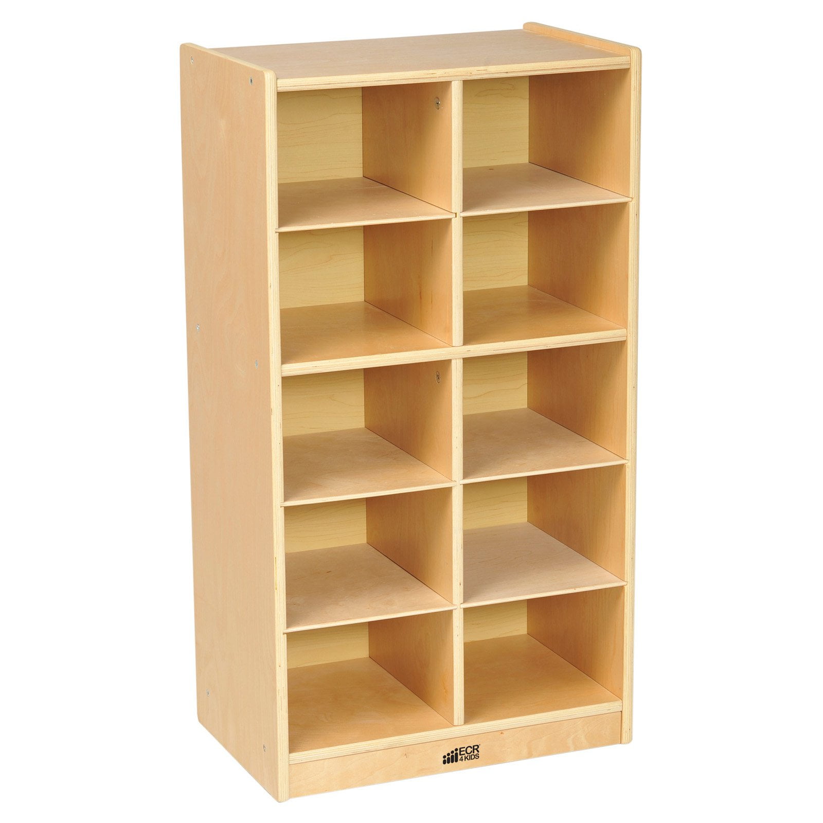 Birch 10 Cubby Tray Cabinet - Walmart.com