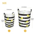 thumbnail image 3 of Fotbe Lemon Cesto de Ropa con Asas, Cesto Impermeable de Gran Capacidad, Bolsa de Lavado para Dormitorio, Cesto de Ropa con Ruedas y Asas-Small, 3 of 6