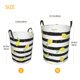 thumbnail image 3 of Balery Lemon Cesta de ropa redonda con asas, impermeable, independiente, para ropa, juguetes, dormitorio y familia-Small, 3 of 6