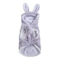 thumbnail image 2 of Plush Dog Hoodie for Small Medium Dog Boy Girl, Carton Rabbit Bunny Style Soft Pet Costume Sweater Coat for Spring/Autumn/Winter Cold Weather Puppy Halloween Christmas Outfit, 2 of 8
