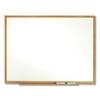 Quartet® Std Melanine Dry-Erase Board, 72 x 48, White, Oak Wood Fr, EA (QRTS577)