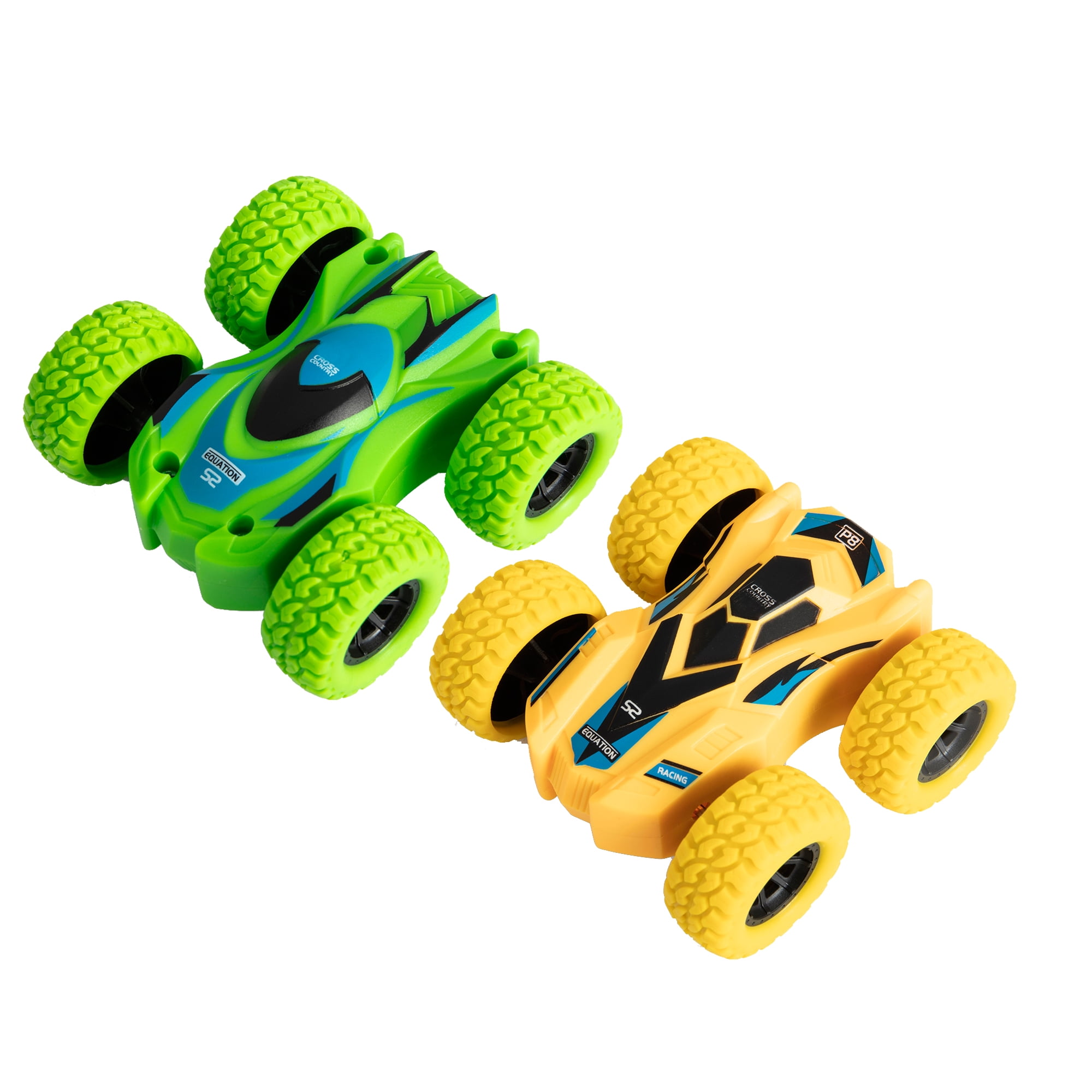 2/4 pcs Friction Powered Car Toys for Kids, Push and Go Toy Cars for