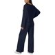 thumbnail image 2 of TaTaai Women Solid Cotton Linen Drawstring Waist Wide Straight Leg Capri Pants with Pockets Loose Casual Ladies Fitness Daily Lounge Wear Breathable No Fading Stylish Comfortable Trousers Gift, 2 of 6
