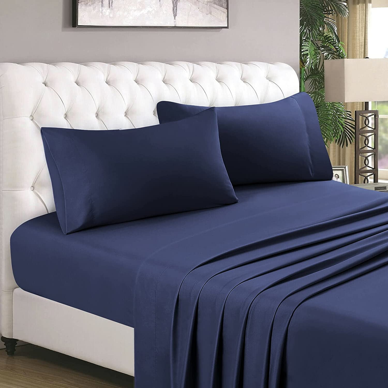 100% Egyptian Cotton Fitted Sheet 300 Thread Count 30cm Extra Deep All Sizes 