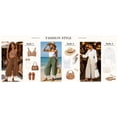 thumbnail image 5 of Women Summer Lace Trim Polka Dot Wide Leg Palazzo Pants High Waisted Cropped Baggy Trousers, 5 of 7