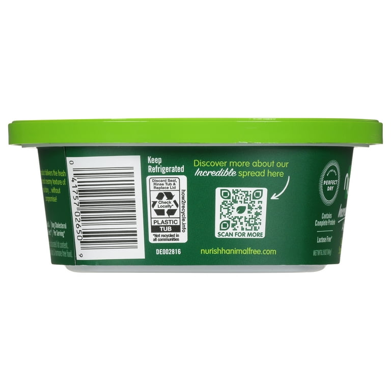 Nurishh Lactose Free Cream Cheese Alternative Spreadable Chive