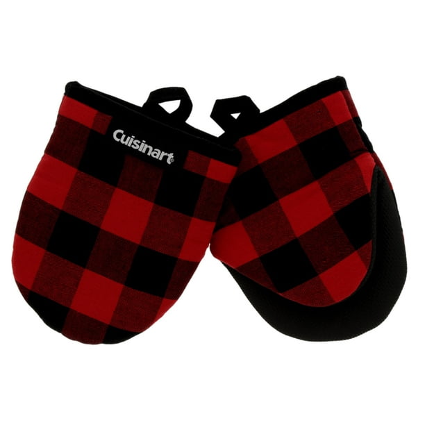 Cuisinart Neoprene Mini Oven Mitts, 2pk Heat Resistant Oven Gloves