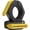Yellow Black, variant on POWER GUIDANCE Barbell Clamps, 2 inch Olympic Barbell Collars, Quick Release Weight Bar Clips for Weightlifting, Set of 2, Black Yellow