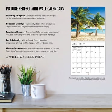 Willow Creek Press Crusoe The Celebrity Dachshund 2023 Mini Wall